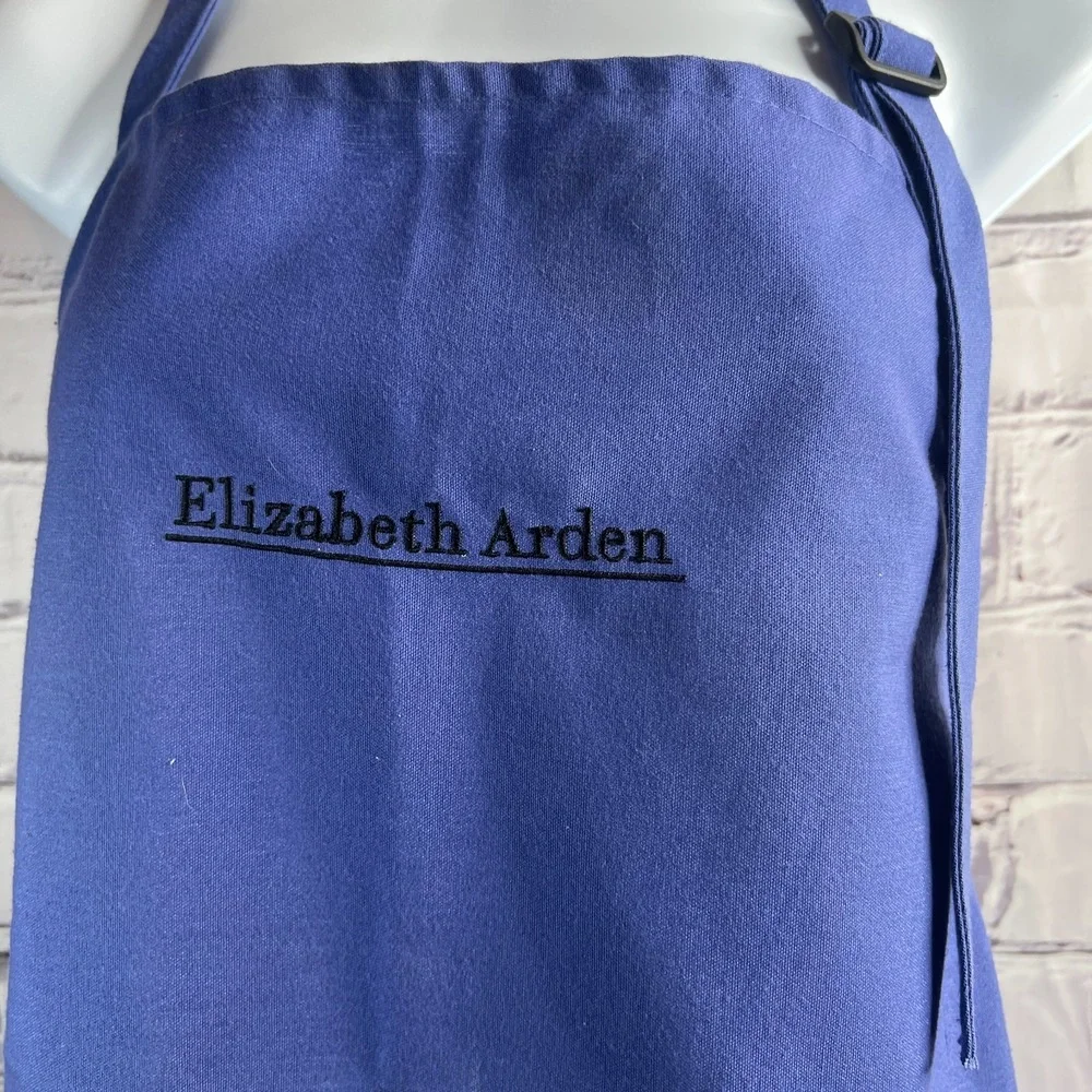 Lot/2 ELIZABETH ARDEN Jacket & Apron SMALL Uniform Top Pockets Cosmetics Counter